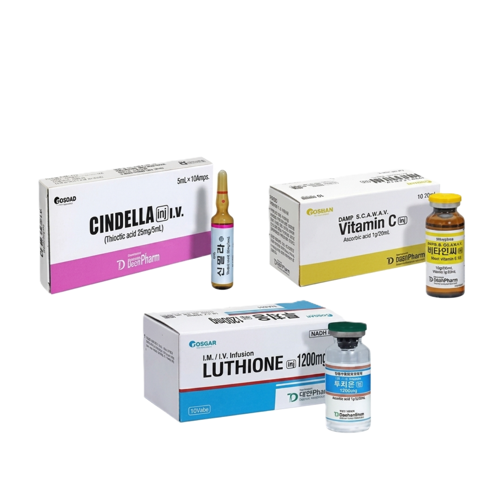 LUTHIONE 1200MGCINDELLAVITAMIN C IV