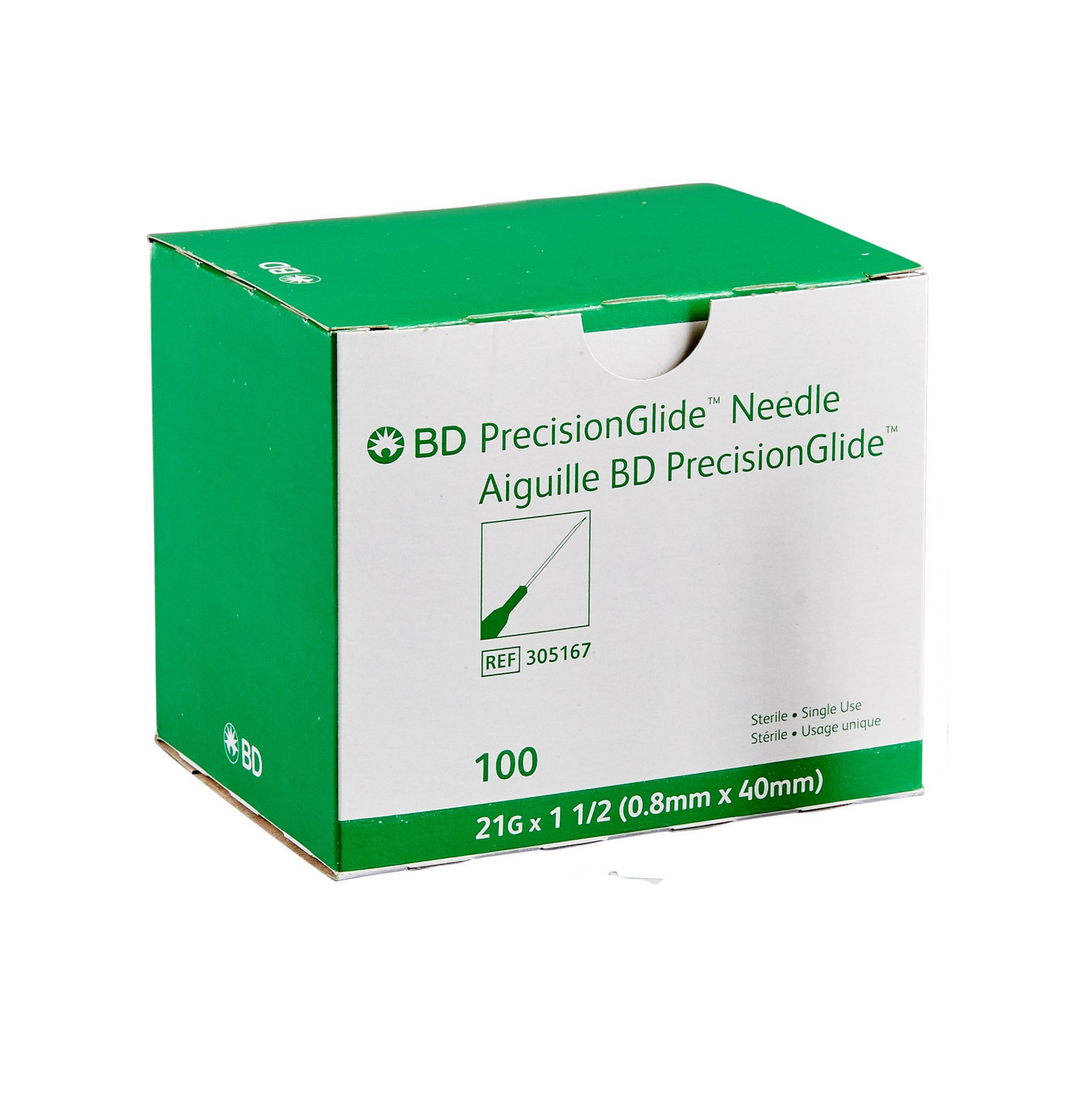 BD 21g 0.8mm 40mm x 100
