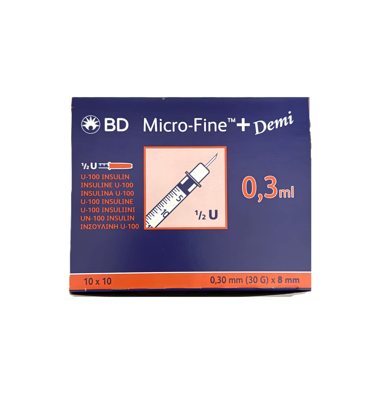 BD Micro Fine Needles 0.3 x 100