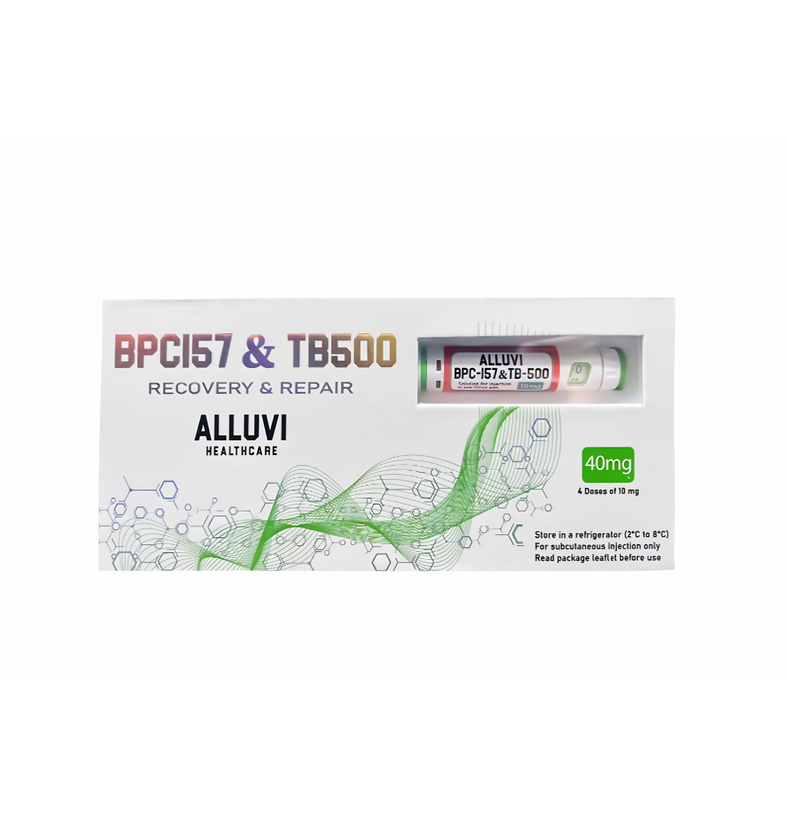 Alluvi BPC157 & TB500 40mg  (4x10mg)