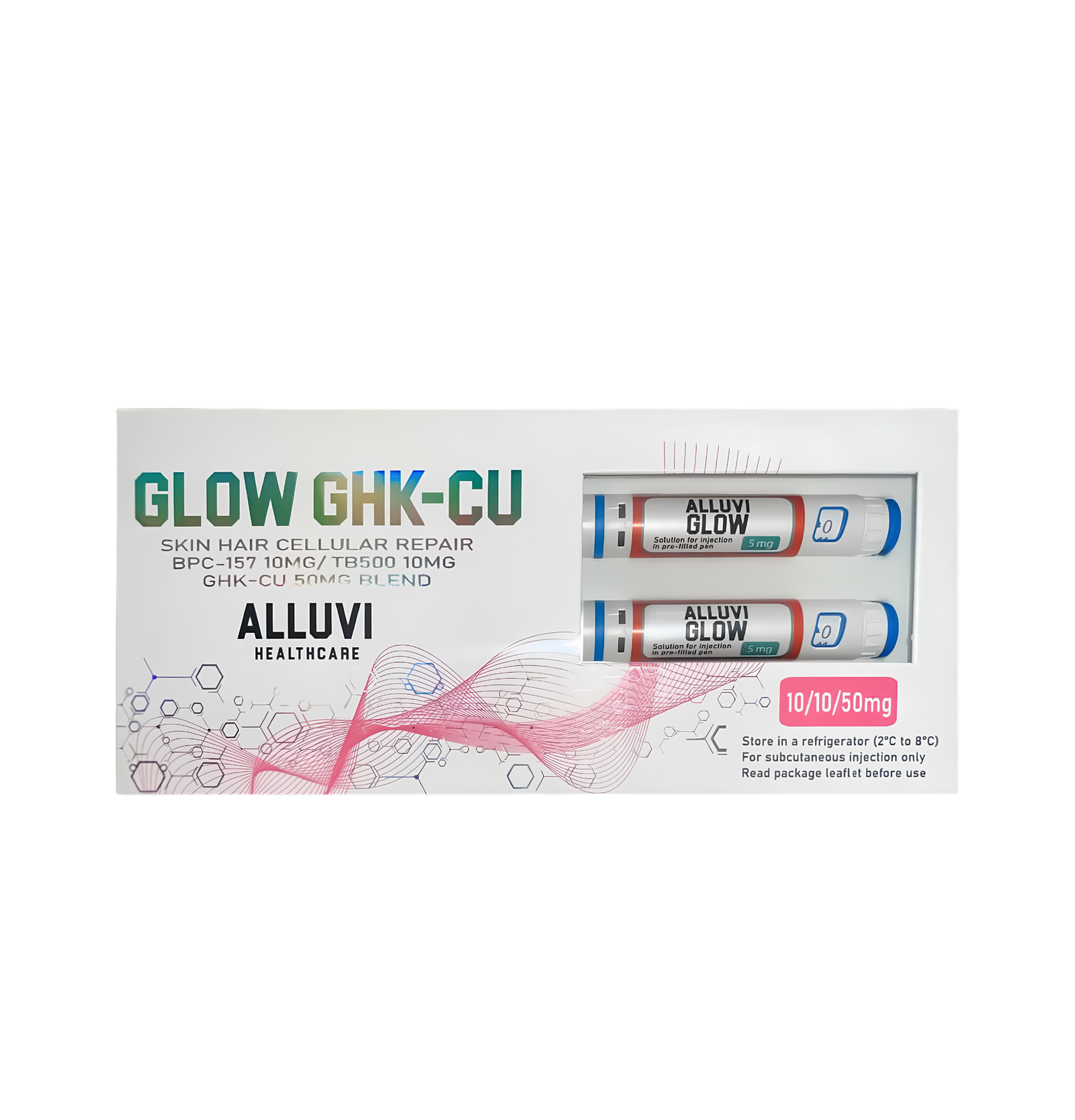Alluvi GLOW GHK CU 70mg 2 pens