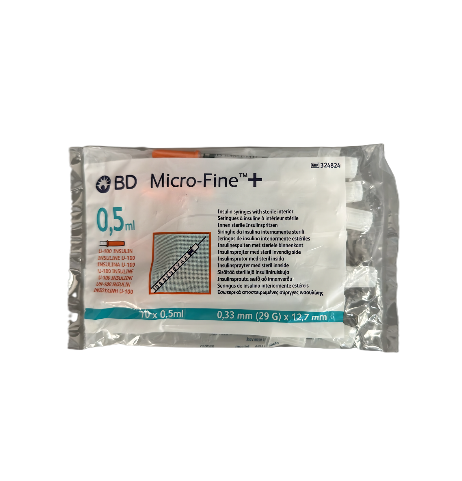 BD Micro-Fine Plus 0.5 mL 29G × 12.7 mm (10 Pack)